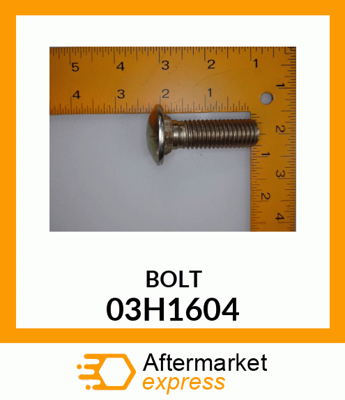 BOLT, ROUND HEAD SHORT SQUARE NECK 03H1604