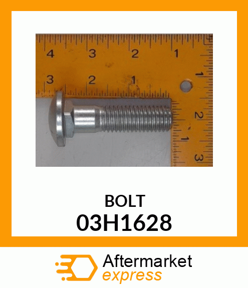 BOLT, ROUND HEAD SHORT SQUARE NECK 03H1628