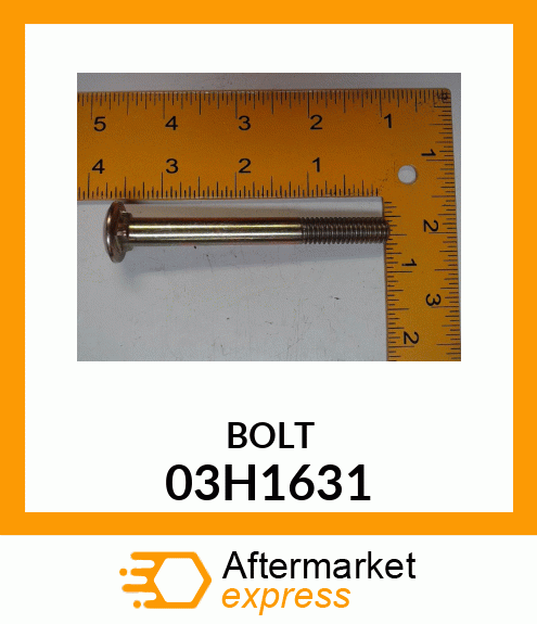 BOLT, ROUND HEAD SHORT SQUARE NECK 03H1631