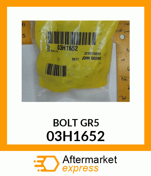 BOLT, ROUND HEAD SHORT SQUARE NECK 03H1652