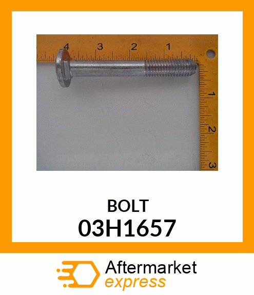 BOLT, ROUND HEAD SHORT SQUARE NECK 03H1657