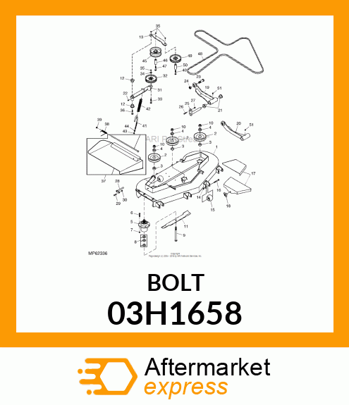 BOLT, ROUND HEAD SQUARE NECK 03H1658