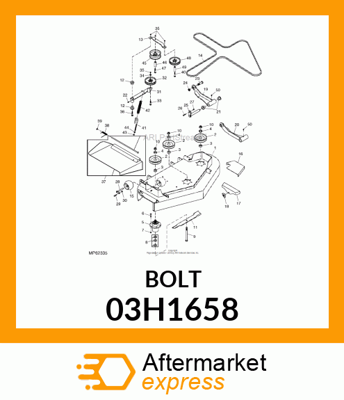 BOLT, ROUND HEAD SQUARE NECK 03H1658