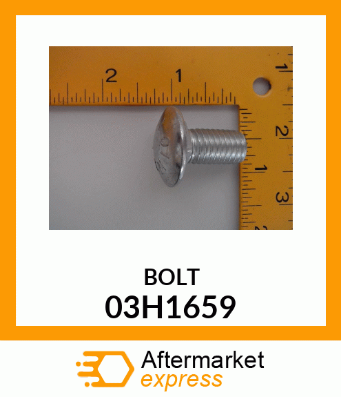 BOLT, ROUND HEAD SHORT SQUARE NECK 03H1659