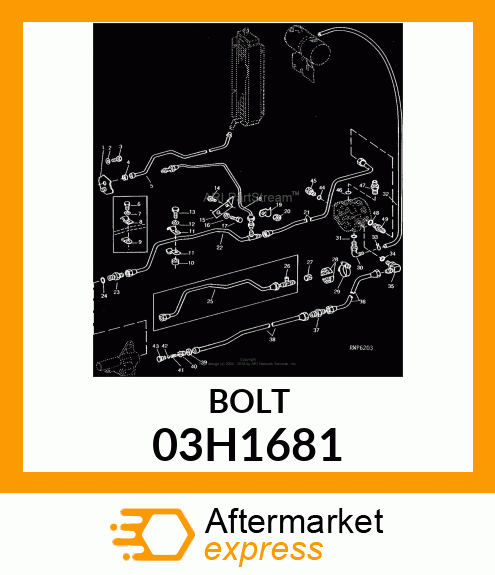 BOLT, ROUND HEAD SQUARE NECK 03H1681