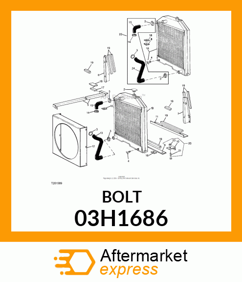 BOLT, ROUND HEAD SQUARE NECK 03H1686