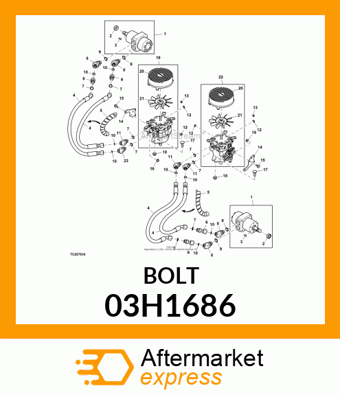 BOLT, ROUND HEAD SQUARE NECK 03H1686