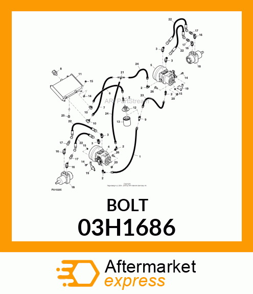 BOLT, ROUND HEAD SQUARE NECK 03H1686