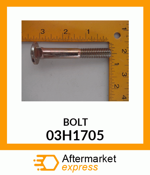 BOLT, ROUND HEAD SQUARE NECK 03H1705