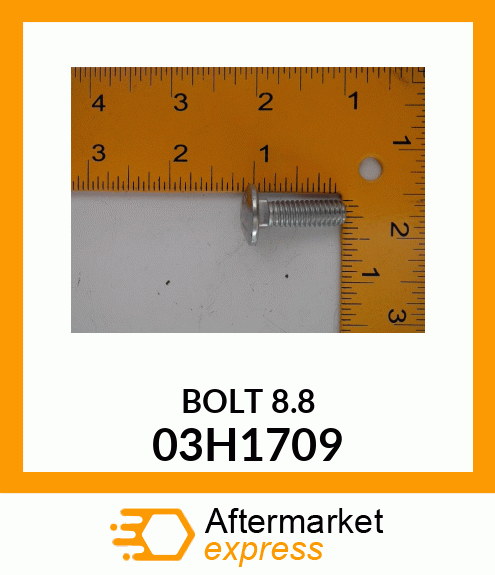 BOLT, ROUND HEAD SHORT SQUARE NECK 03H1709