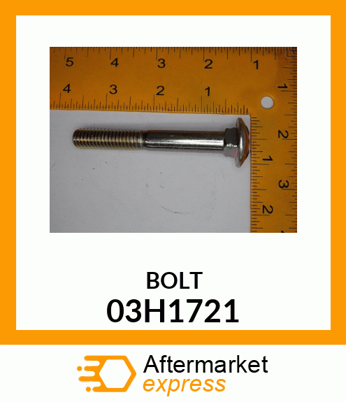 BOLT, ROUND HEAD SQUARE NECK 03H1721