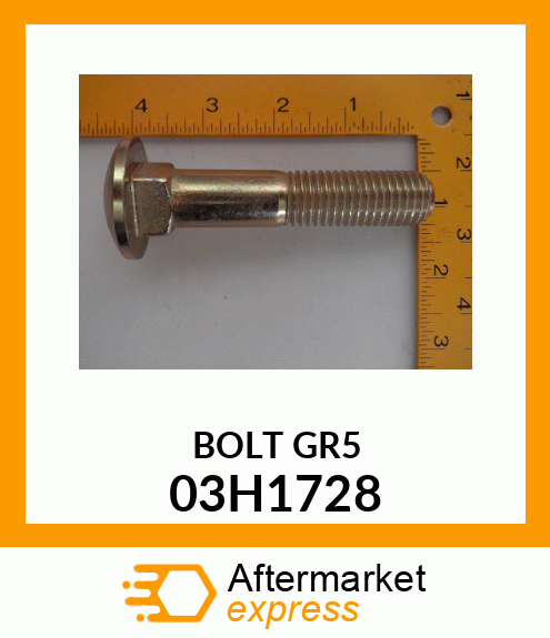 BOLT, ROUND HEAD SQUARE NECK 03H1728