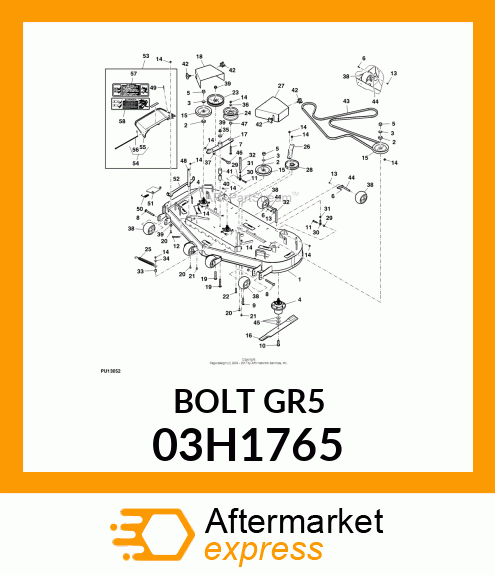 BOLT, ROUND HEAD SHORT SQUARE NECK 03H1765