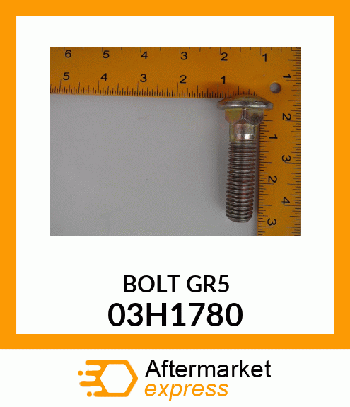 BOLT, ROUND HEAD SQUARE NECK 03H1780