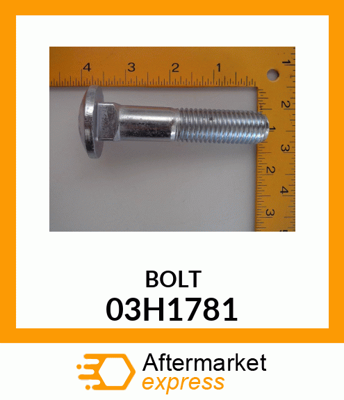 BOLT, ROUND HEAD SQUARE NECK 03H1781