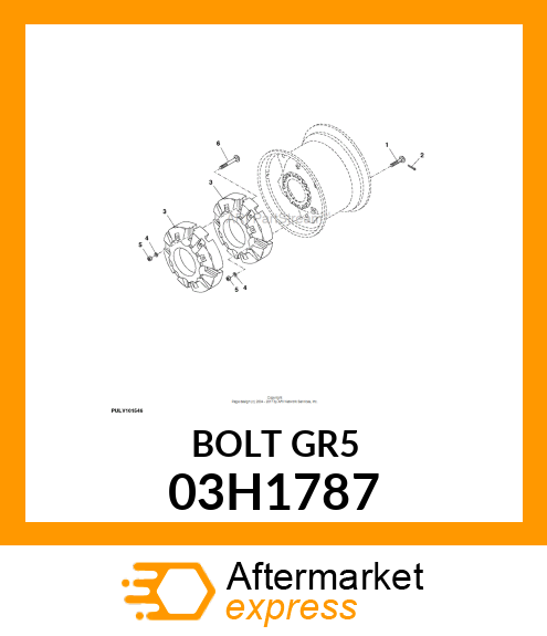 BOLT, ROUND HEAD SQUARE NECK 03H1787