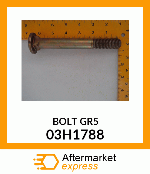 BOLT, ROUND HEAD SQUARE NECK 03H1788