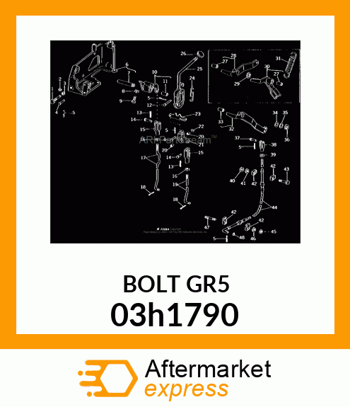 BOLT, ROUND HEAD SHORT SQUARE NECK 03h1790