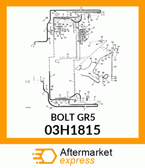 BOLT, ROUND HEAD SQUARE NECK 03H1815