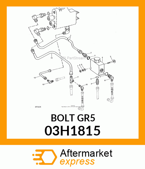 BOLT, ROUND HEAD SQUARE NECK 03H1815