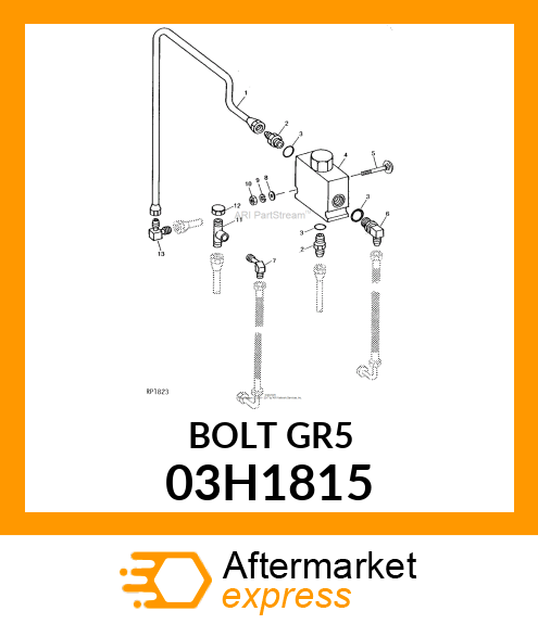 BOLT, ROUND HEAD SQUARE NECK 03H1815