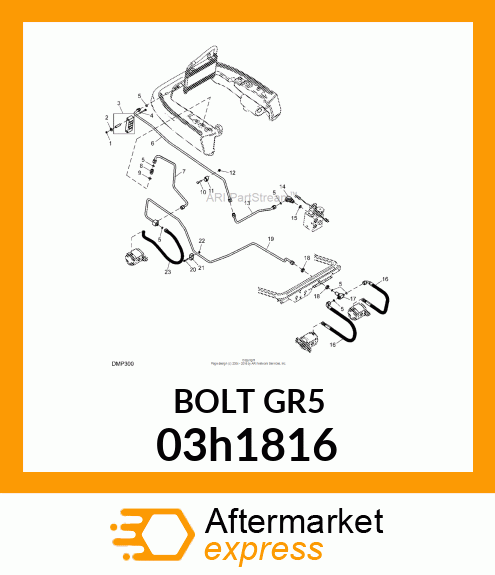 BOLT, ROUND HEAD SQUARE NECK 03h1816