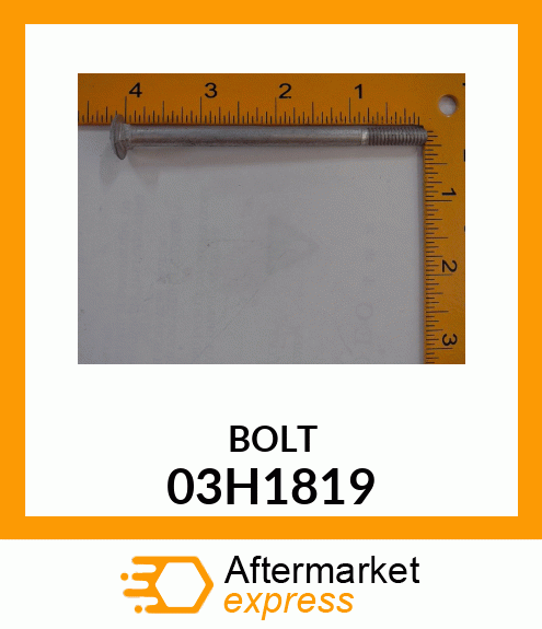 BOLT, ROUND HEAD SQUARE NECK 03H1819