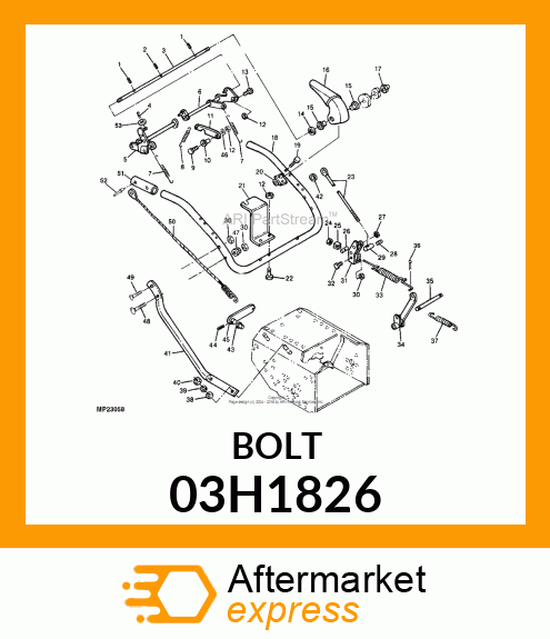 BOLT, ROUND HEAD SQUARE NECK 03H1826