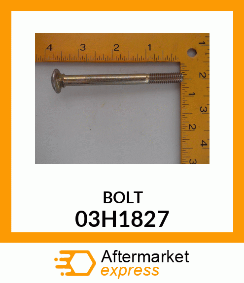 BOLT, ROUND HEAD SQUARE NECK 03H1827