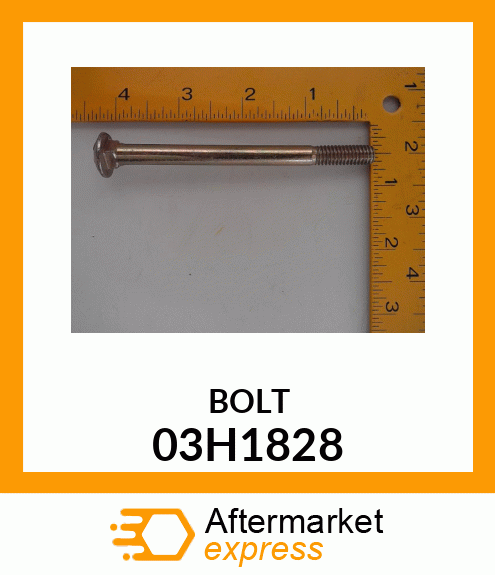 BOLT, ROUND HEAD SQUARE NECK 03H1828