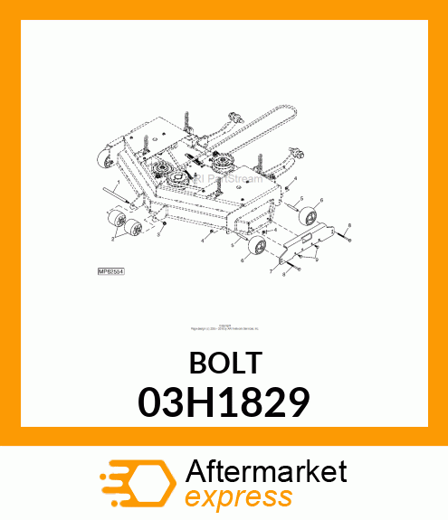 BOLT, ROUND HEAD SQUARE NECK 03H1829