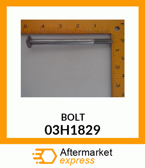 BOLT, ROUND HEAD SQUARE NECK 03H1829