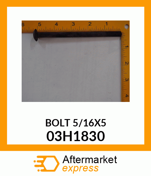 BOLT, ROUND HEAD SQUARE NECK 03H1830