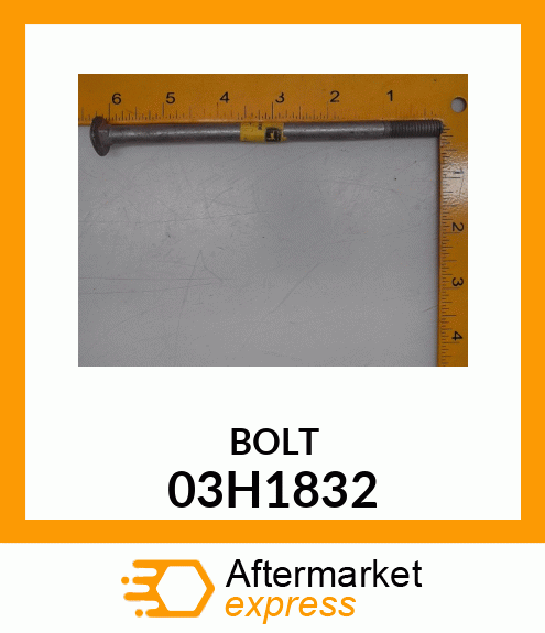 BOLT, ROUND HEAD SQUARE NECK 03H1832