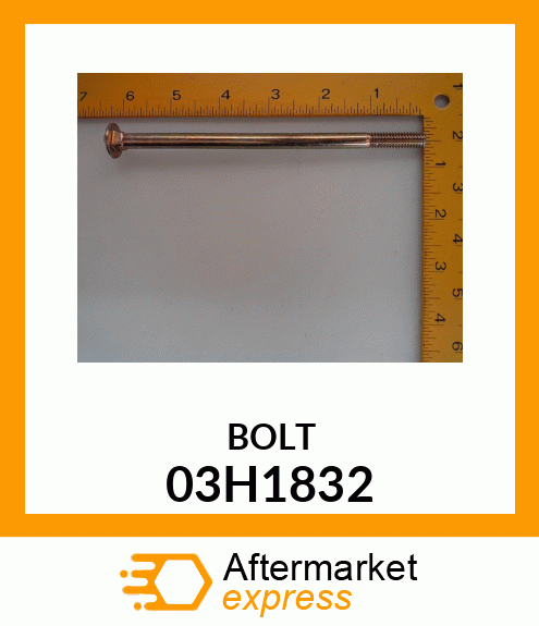 BOLT, ROUND HEAD SQUARE NECK 03H1832