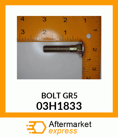 BOLT, ROUND HEAD SQUARE NECK 03H1833