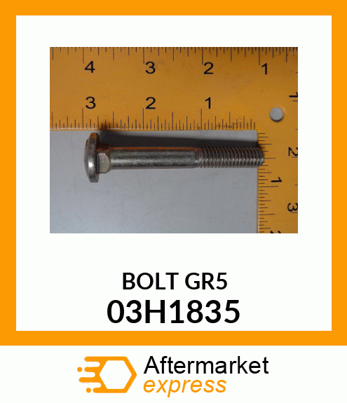 BOLT, ROUND HEAD SQUARE NECK 03H1835