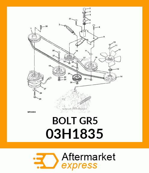 BOLT, ROUND HEAD SQUARE NECK 03H1835