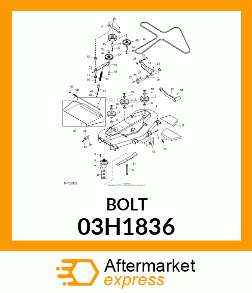 BOLT, ROUND HEAD SQUARE NECK 03H1836