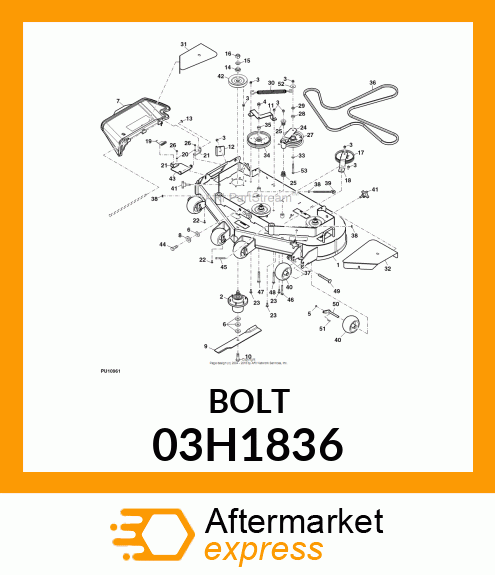 BOLT, ROUND HEAD SQUARE NECK 03H1836