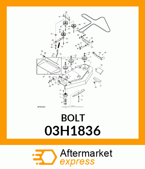 BOLT, ROUND HEAD SQUARE NECK 03H1836