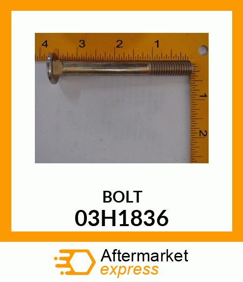 BOLT, ROUND HEAD SQUARE NECK 03H1836