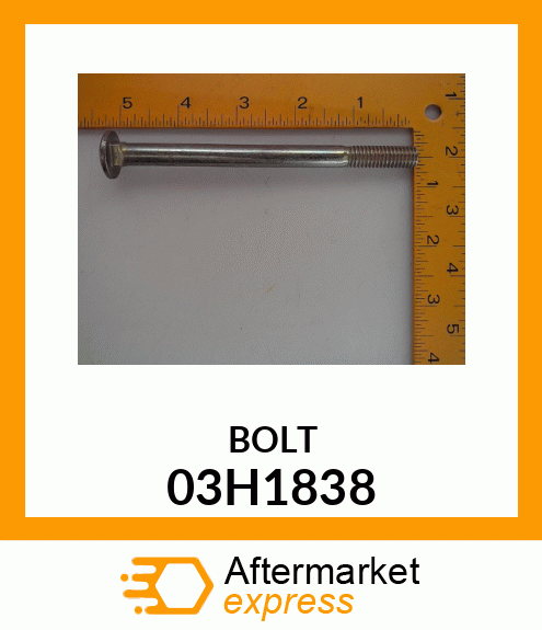 BOLT, ROUND HEAD SQUARE NECK 03H1838