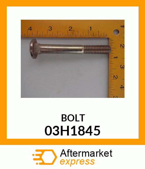 BOLT, ROUND HEAD SQUARE NECK 03H1845