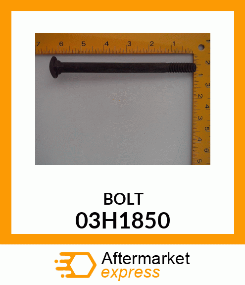 Spare part 03H1850 + BOLT