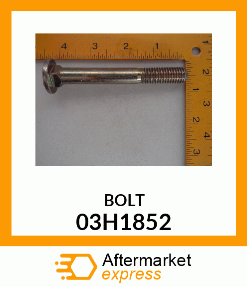 BOLT, ROUND HEAD SQUARE NECK 03H1852