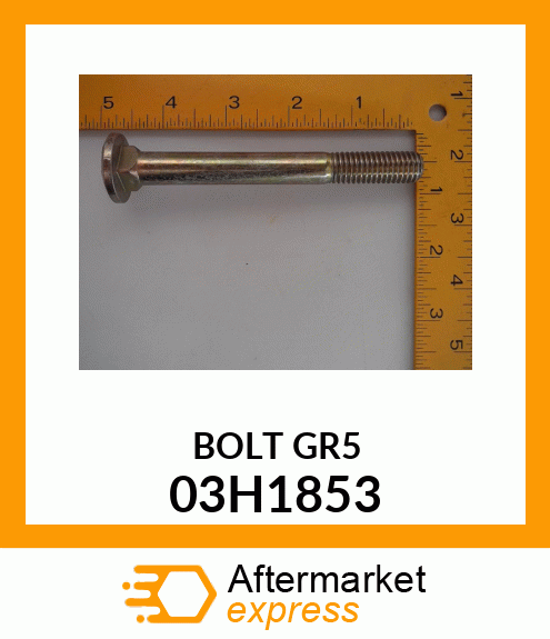 BOLT, ROUND HEAD SQUARE NECK 03H1853