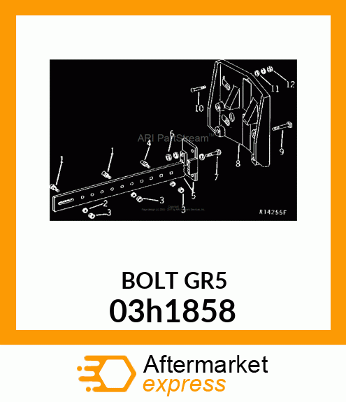 BOLT, ROUND HEAD SQUARE NECK 03h1858