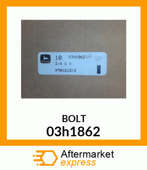 BOLT, ROUND HEAD SQUARE NECK 03h1862