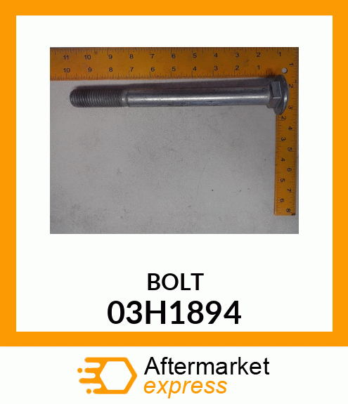 BOLT, ROUND HEAD SQUARE NECK 03H1894